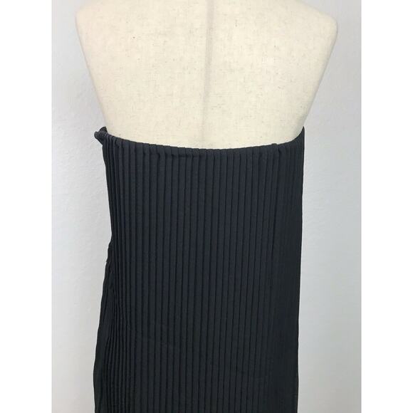 Max Azria Pleated Ruffled Strapless Dress - Picture 9 of 10